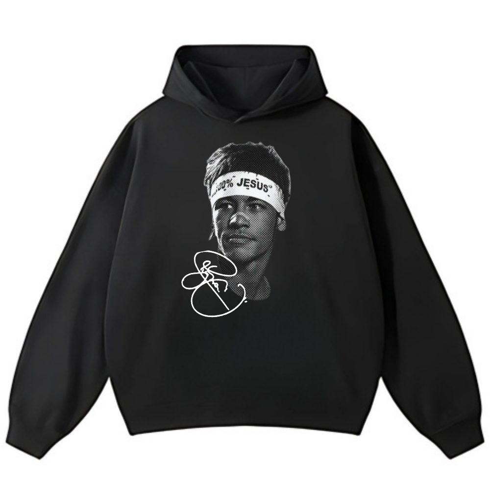 NEYMAR JR FACE OVERSIZED HOODIE