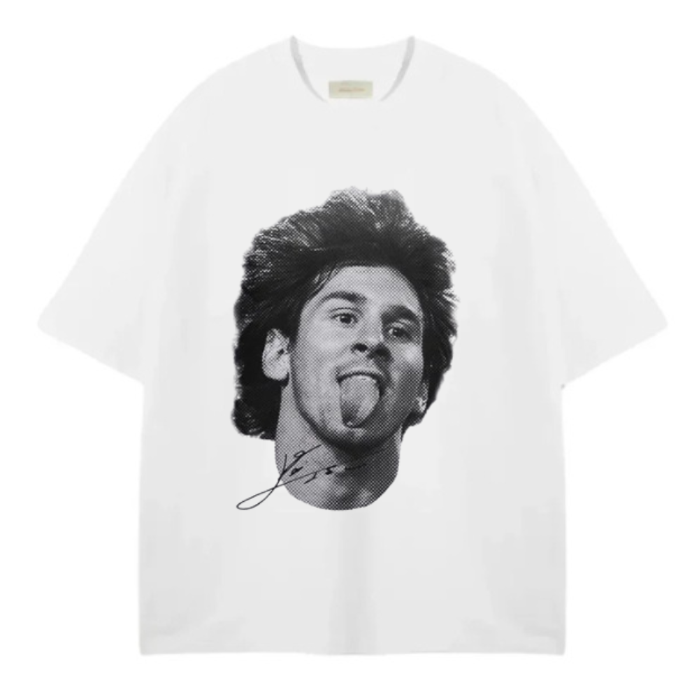 MESSI FACE OVERSIZED TEE